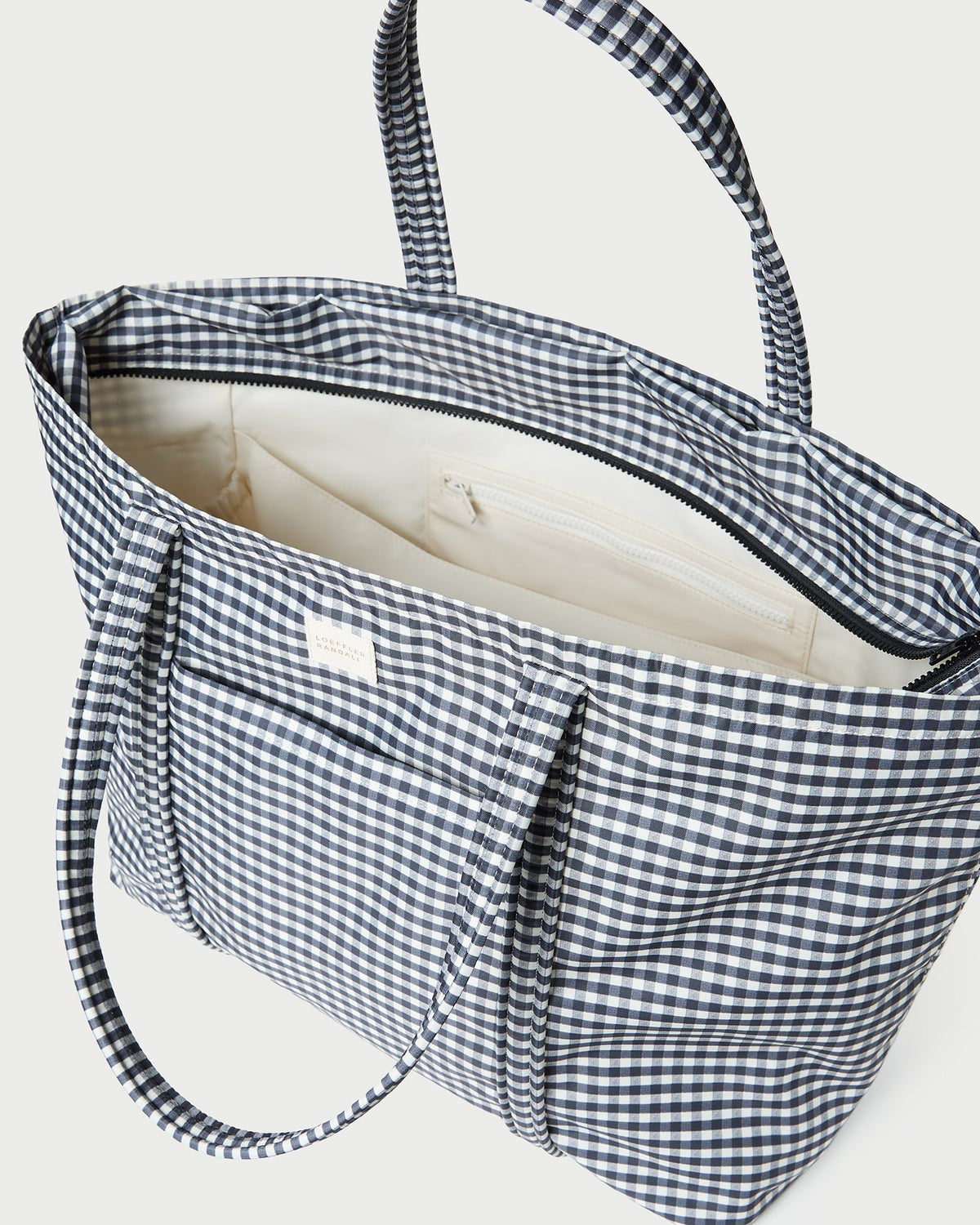 Dina Black/White Gingham Travel Tote - Loeffler Randall Latest