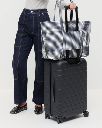 Dina Black/White Gingham Travel Tote - Loeffler Randall Latest