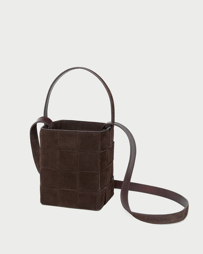 Laith Brown Suede Bucket Bag - Loeffler Randall Popular