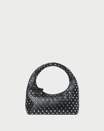 Mercer Black/Silver Leather Shoulder Bag - Loeffler Randall Hot Sale