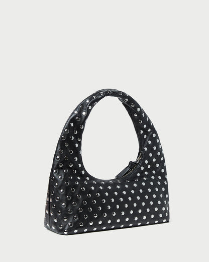 Mercer Black/Silver Leather Shoulder Bag - Loeffler Randall Hot Sale