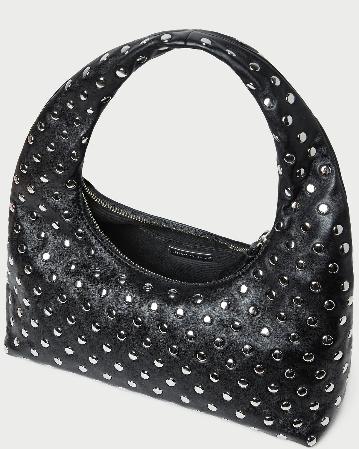 Mercer Black/Silver Leather Shoulder Bag - Loeffler Randall Hot Sale
