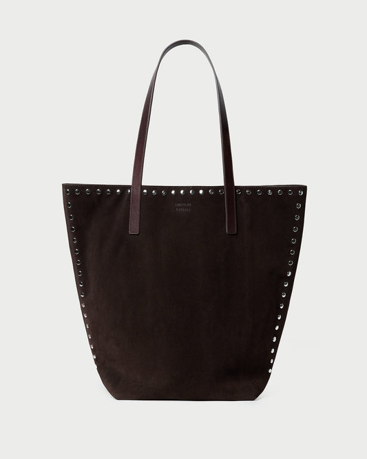 Walker Brown/Silver Suede Tote - Loeffler Randall Essential