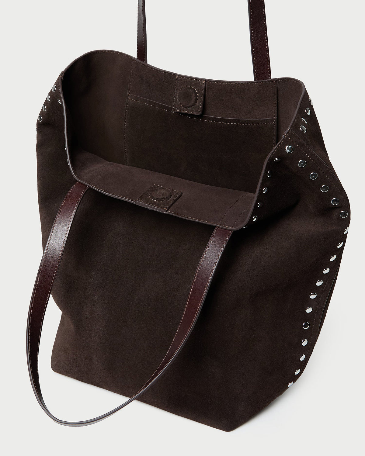 Walker Brown/Silver Suede Tote - Loeffler Randall Essential