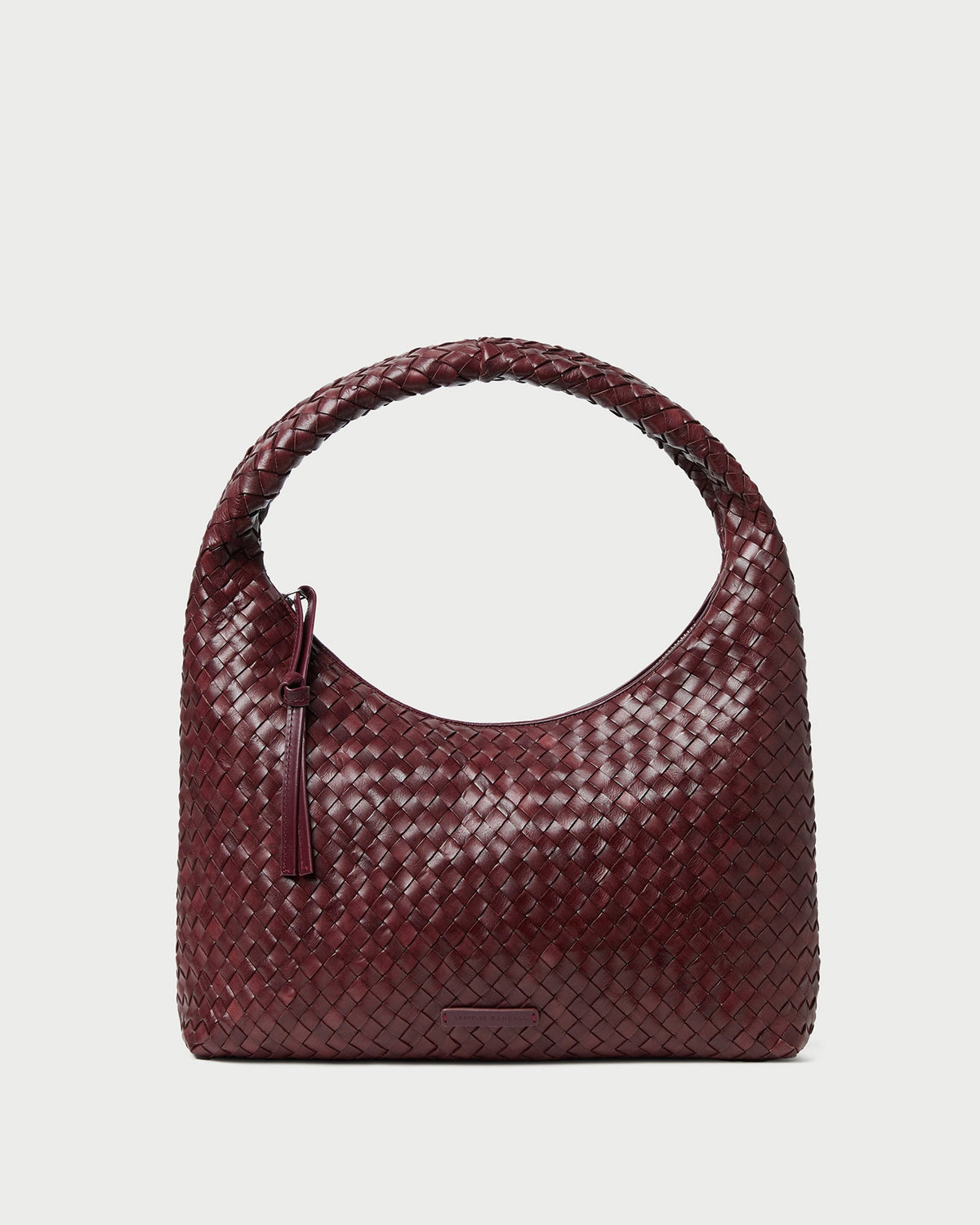 Willow Maroon Woven Hobo Bag - Loeffler Randall Discount