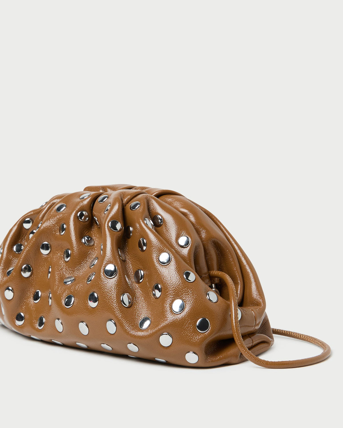 Bailey Safari/Silver Leather Dome Clutch - Loeffler Randall Special Offer