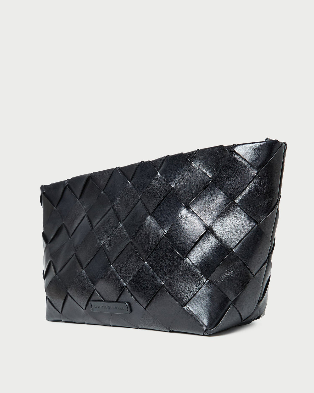Melina Black Woven Leather Clutch - Loeffler Randall Hot Sale