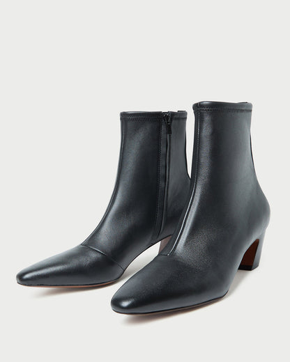 Doria Black Leather Ankle Boot - Loeffler Randall Quality
