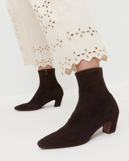 Doria Brown Suede Ankle Boot - Loeffler Randall New