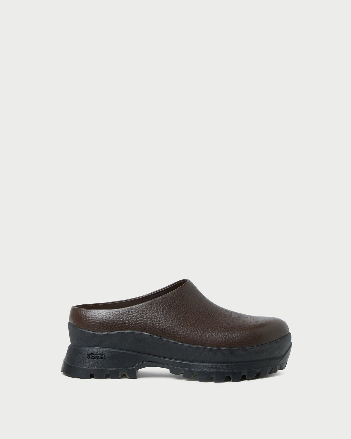 Gemma Brown Leather Lug Mule - Loeffler Randall Essential