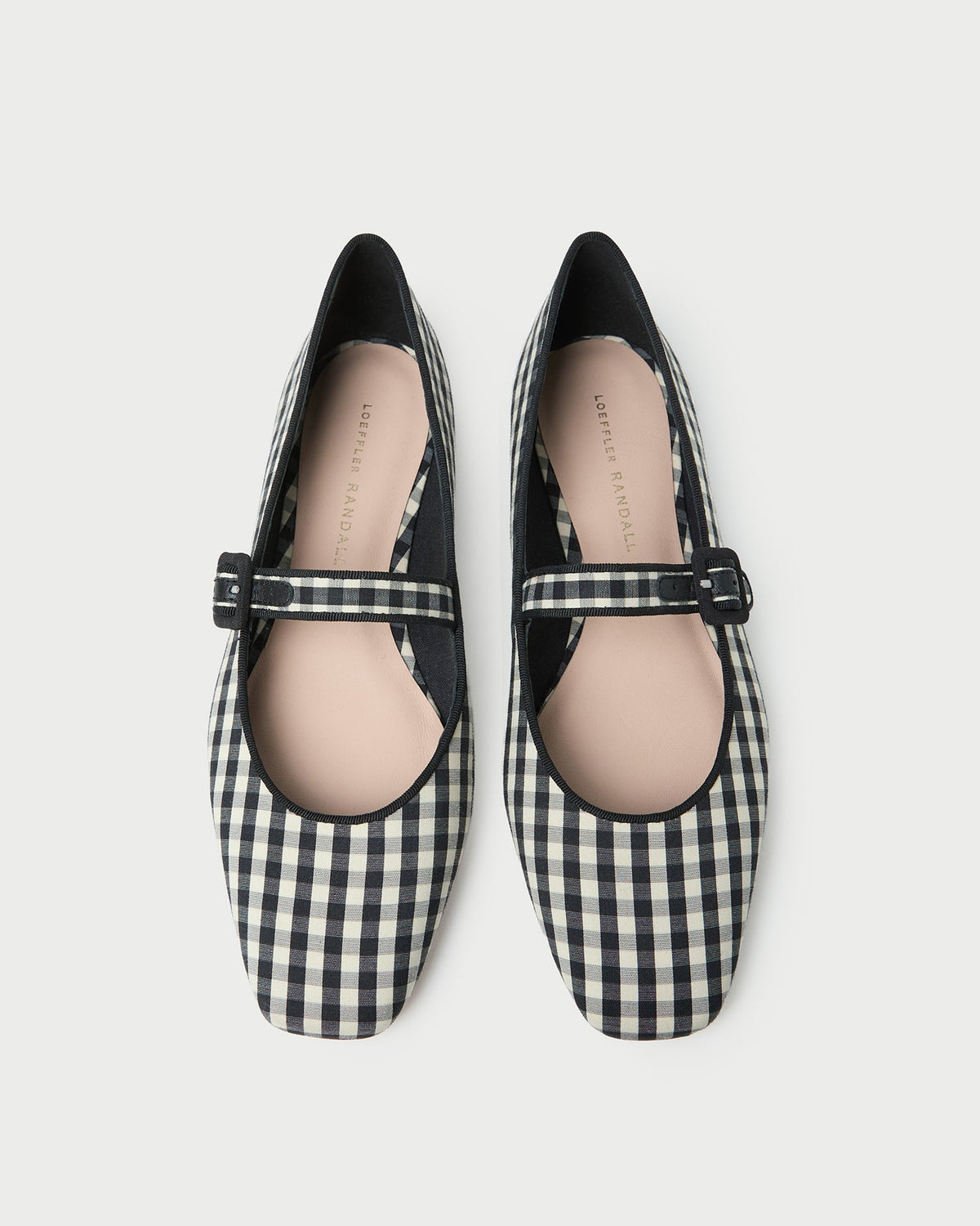 Ginger Black/White Gingham Mary Jane - Loeffler Randall Trending