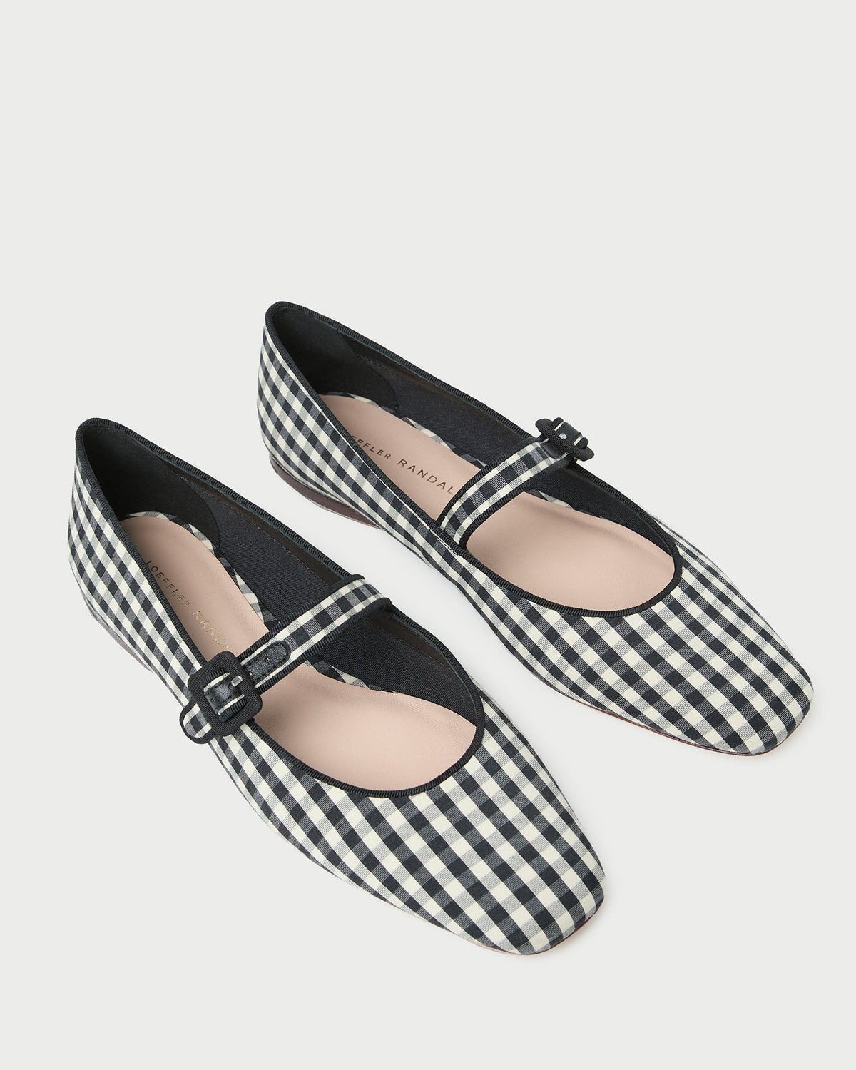 Ginger Black/White Gingham Mary Jane - Loeffler Randall Trending