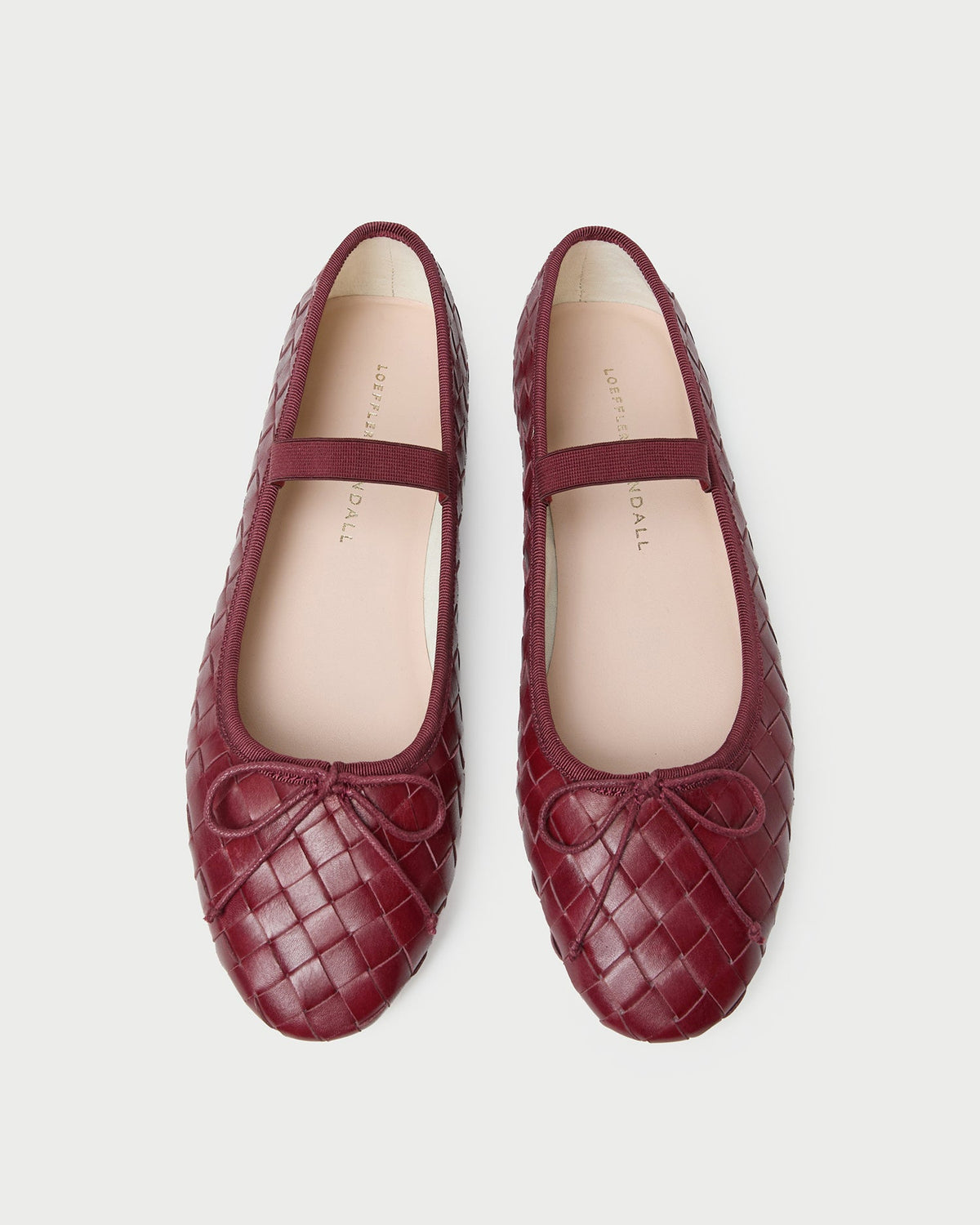 Leonie Wine Woven Ballet Flat - Loeffler Randall Latest