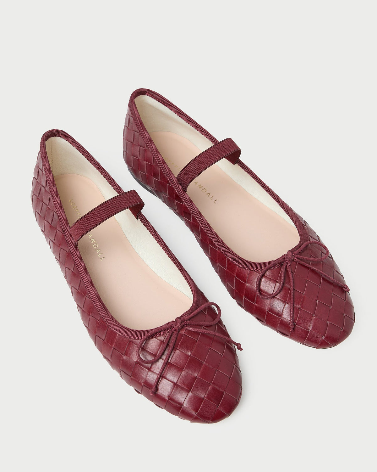 Leonie Wine Woven Ballet Flat - Loeffler Randall Latest