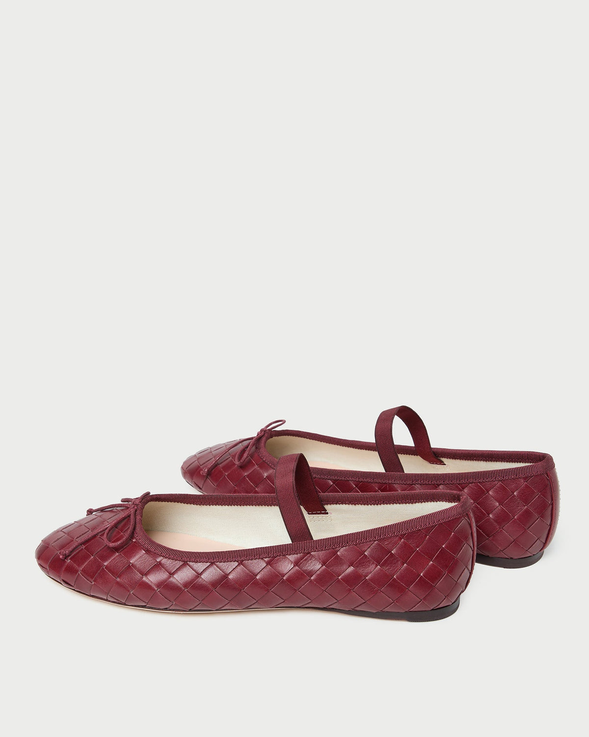 Leonie Wine Woven Ballet Flat - Loeffler Randall Latest