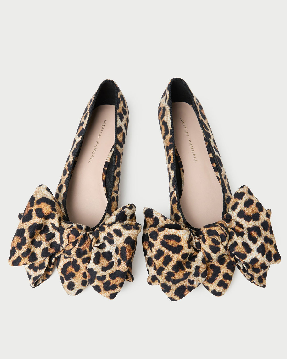 Noa Leopard Jersey Bow Flat - Loeffler Randall Smart Buy