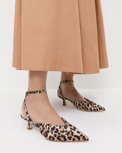 Rio Leopard Jersey Kitten Heel - Loeffler Randall Great Value