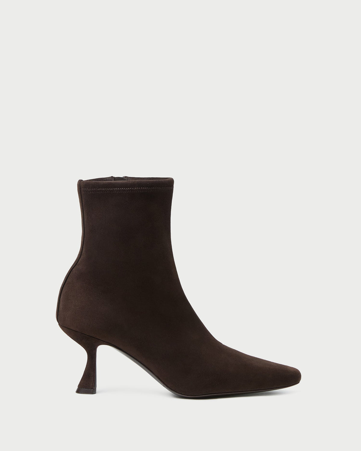 Thandy Brown Suede Curved Heel Bootie - Loeffler Randall Hot Sale
