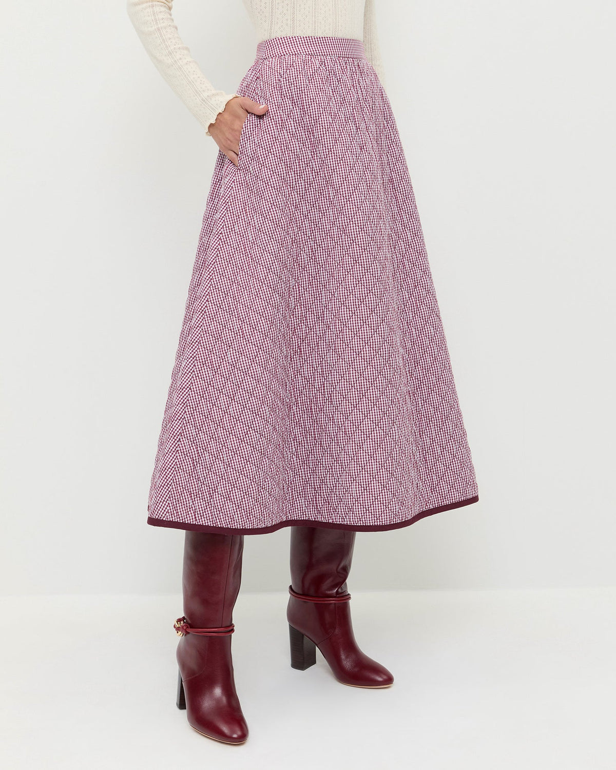 Clara Quilted Skirt - Loeffler Randall Featured