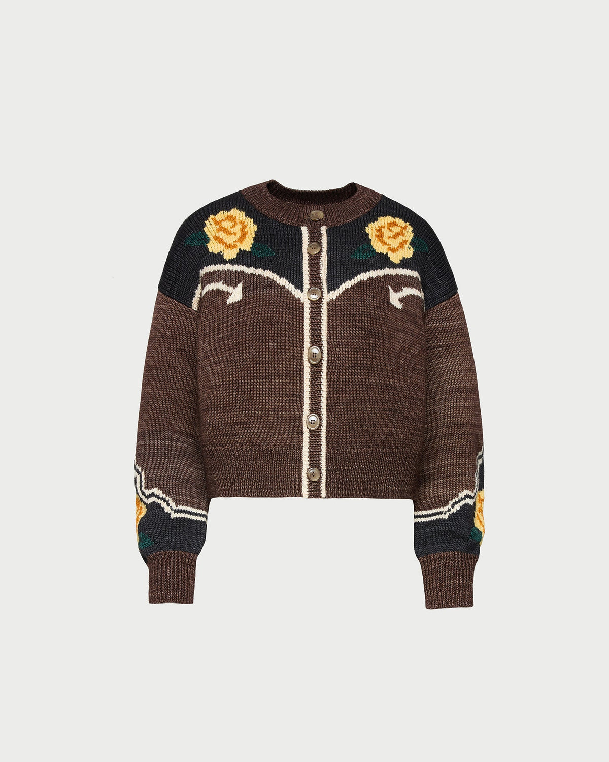 Linda Intarsia Cardigan - Loeffler Randall Everyday