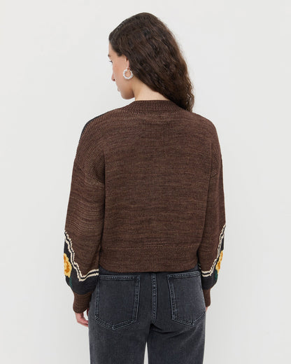 Linda Intarsia Cardigan - Loeffler Randall Everyday