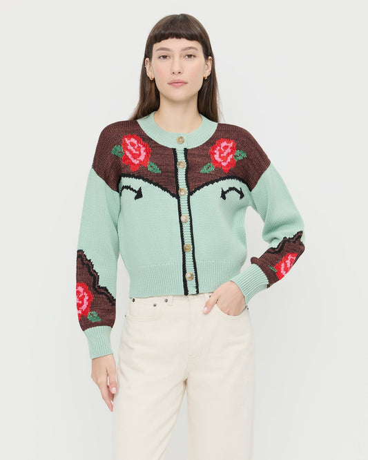 Linda Intarsia Cardigan - Loeffler Randall Great Value