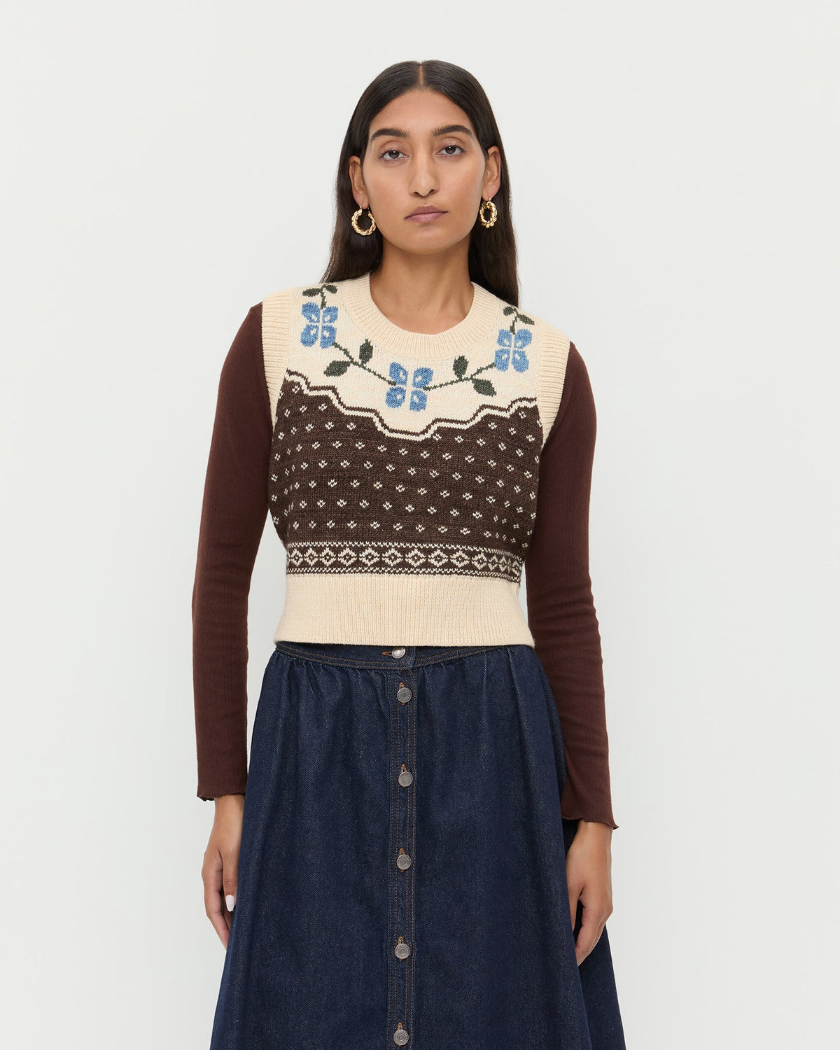 Heather Sweater Vest - Loeffler Randall Essential