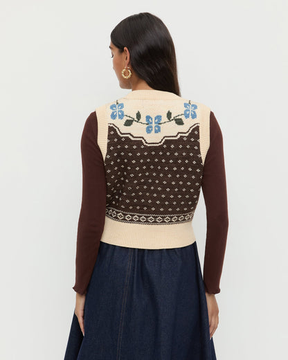 Heather Sweater Vest - Loeffler Randall Essential