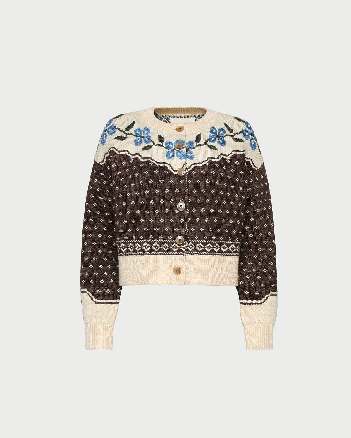 Idris Intarsia Cardigan - Loeffler Randall Trusted