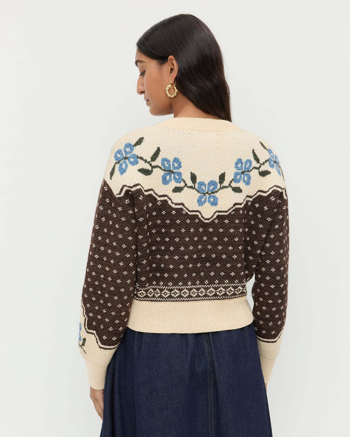 Idris Intarsia Cardigan - Loeffler Randall Trusted
