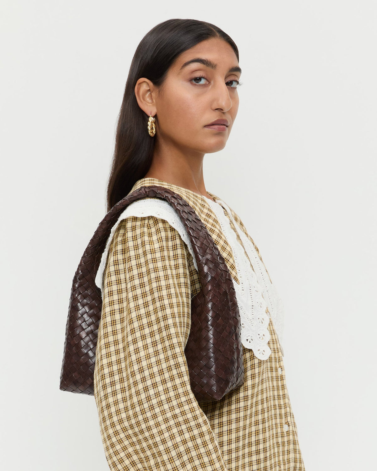Mercer Chocolate Woven Shoulder Bag - Loeffler Randall Special Offer