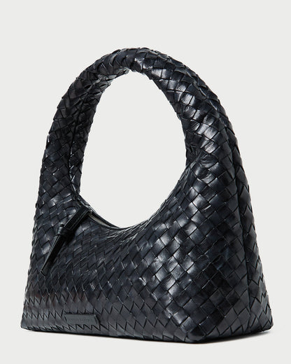 Mercer Black Woven Shoulder Bag - Loeffler Randall Exclusive