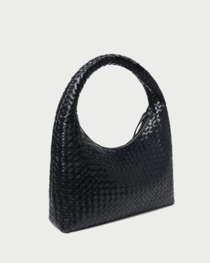 Willow Black Woven Hobo Bag - Loeffler Randall Quality