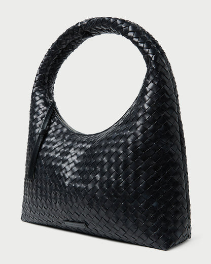 Willow Black Woven Hobo Bag - Loeffler Randall Quality
