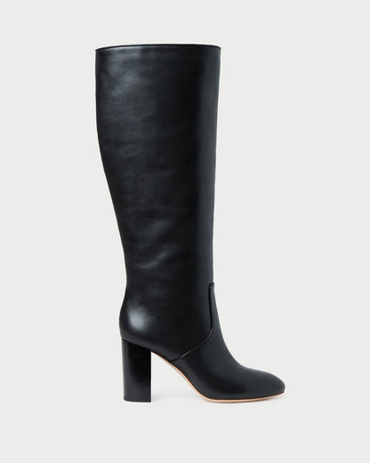 Goldy Black Wide-Calf Boot - Loeffler Randall Essential