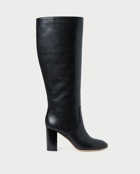 Goldy Black Wide-Calf Boot - Loeffler Randall Essential