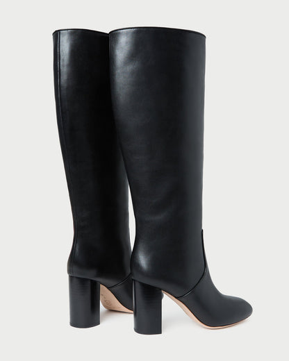 Goldy Black Wide-Calf Boot - Loeffler Randall Essential