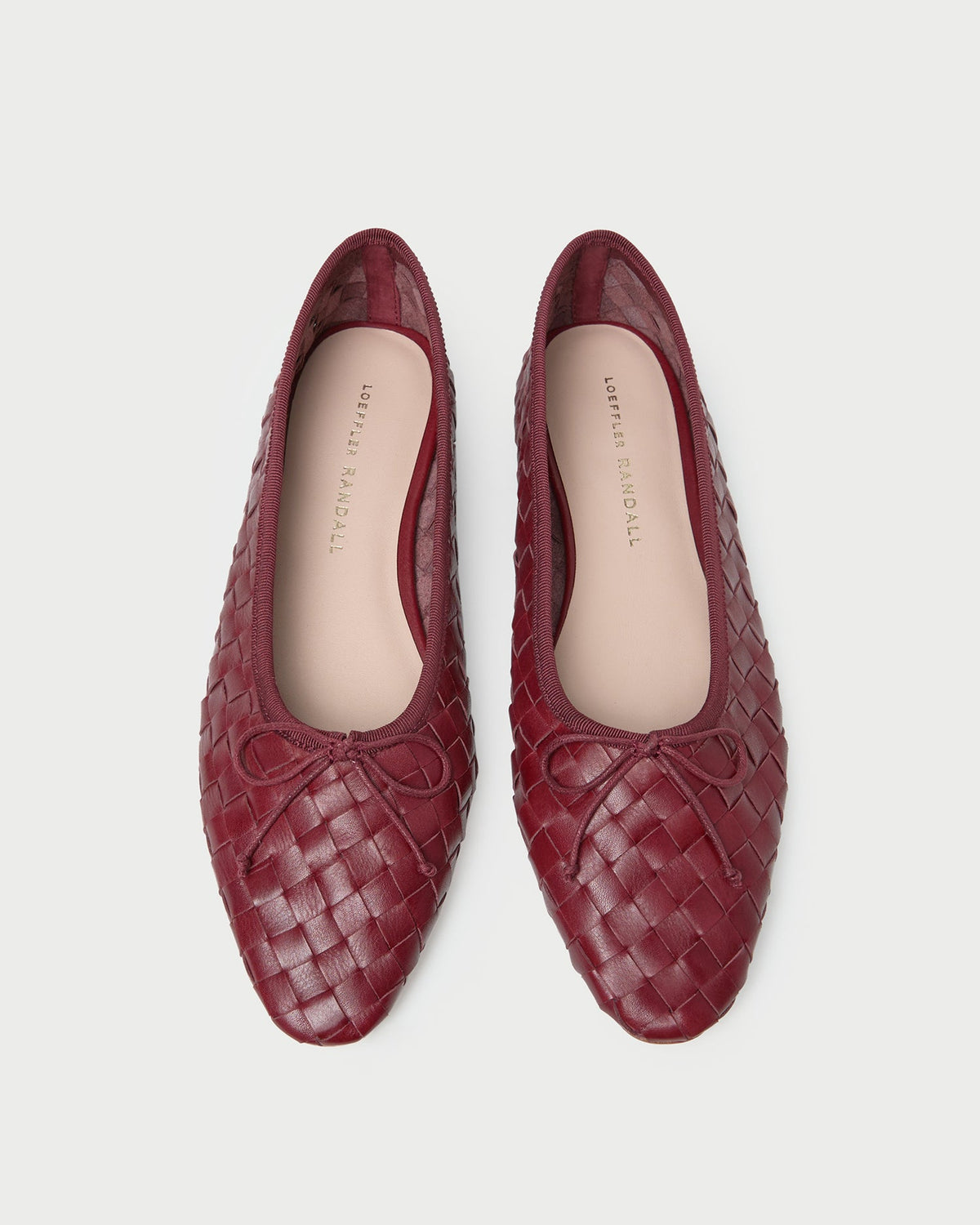 Landry Wine Woven Ballet Flat - Loeffler Randall Top Pick