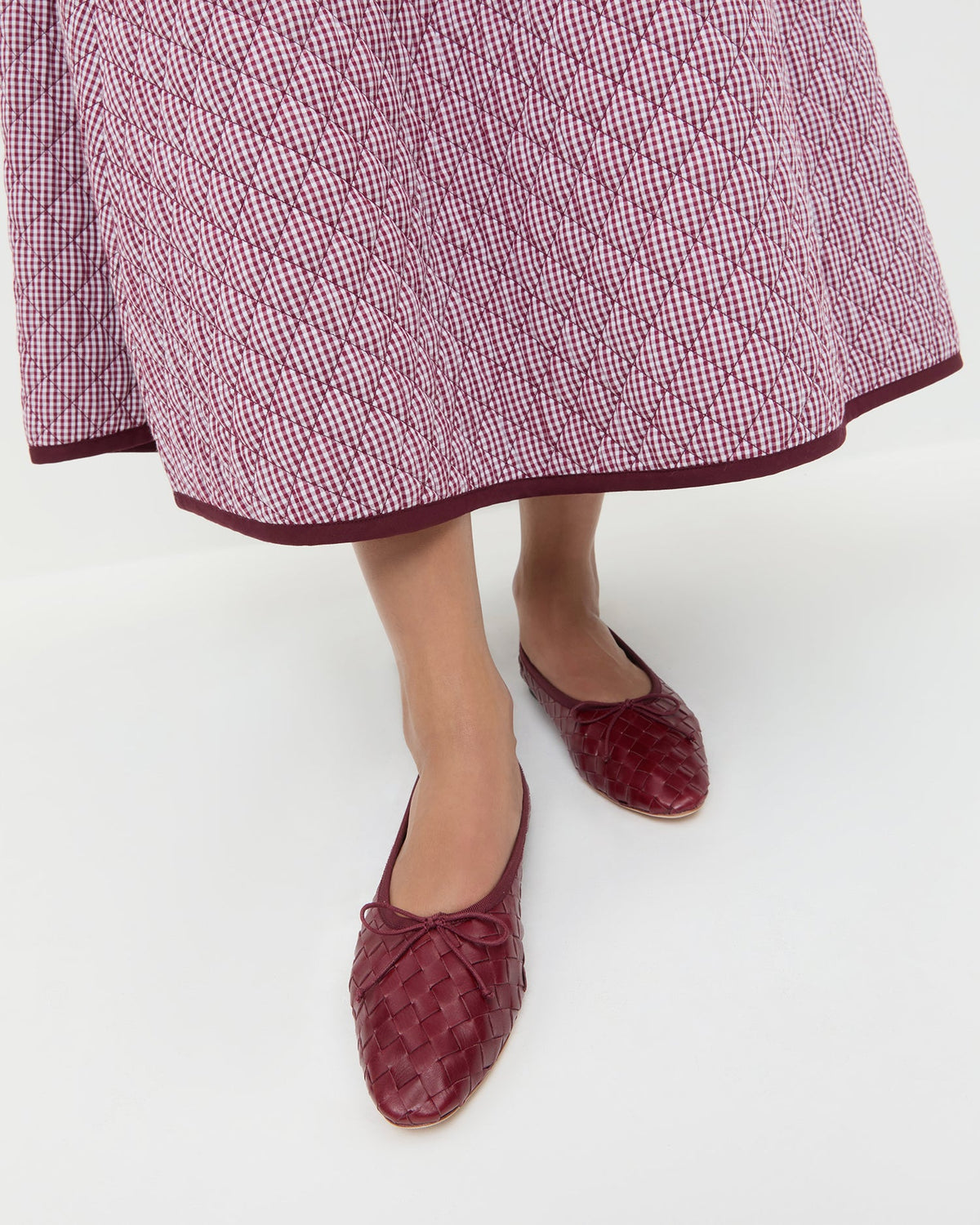 Landry Wine Woven Ballet Flat - Loeffler Randall Top Pick