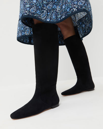 Lillian Black Suede Tall Boot - Loeffler Randall Best Price
