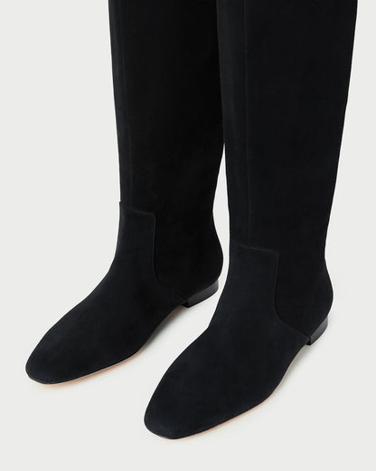 Lillian Black Suede Tall Boot - Loeffler Randall Best Price