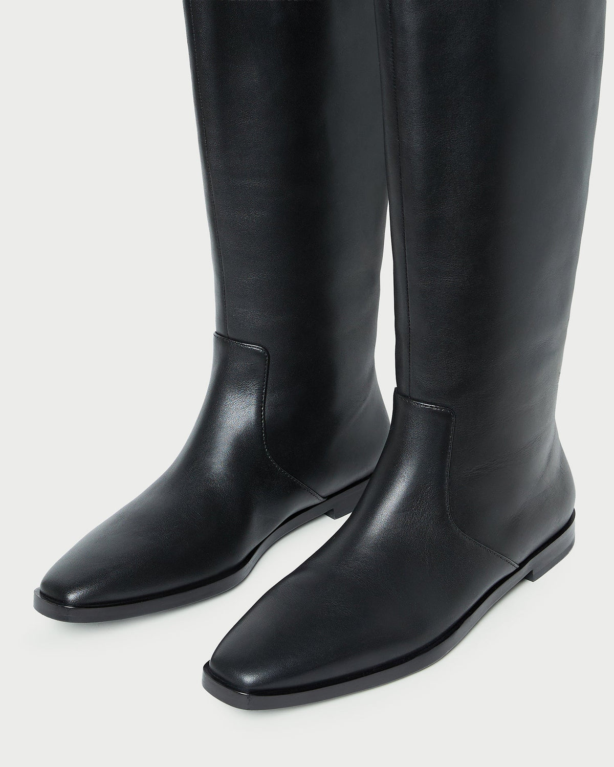 Tilly Black Leather Tall Boot - Loeffler Randall Premium