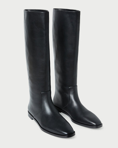 Tilly Black Leather Tall Boot - Loeffler Randall Premium