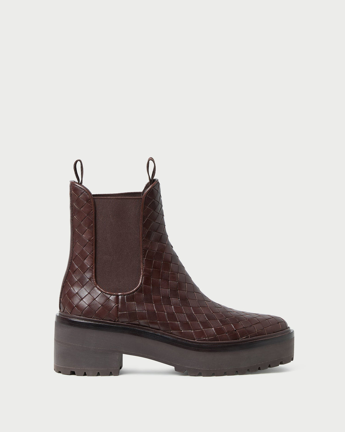 Reggie Espresso Woven Chelsea Boot - Loeffler Randall Customer Favorite