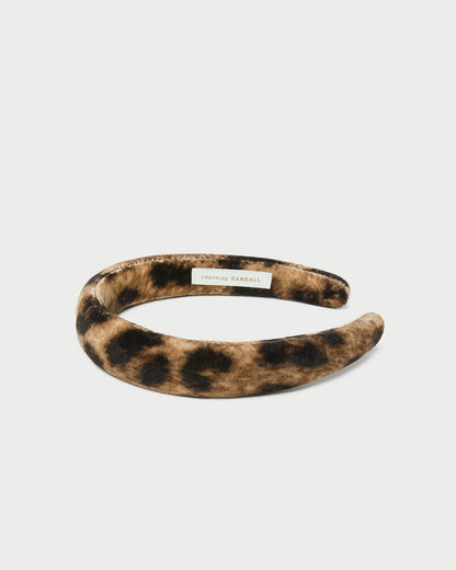 Marina Leopard Puffy Headband - Loeffler Randall Customer Favorite