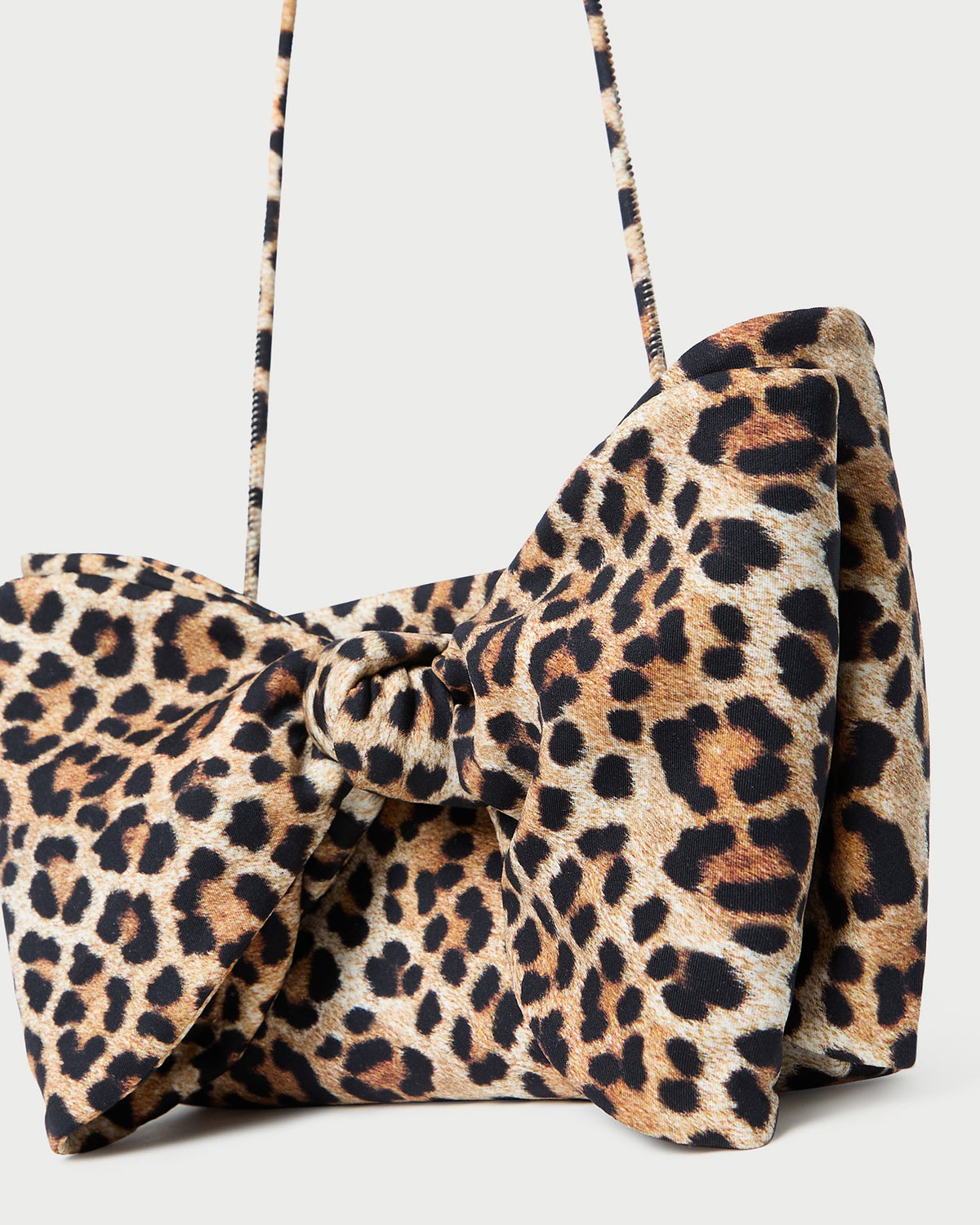 Valerie Leopard Jersey Bow Bag - Loeffler Randall Classic