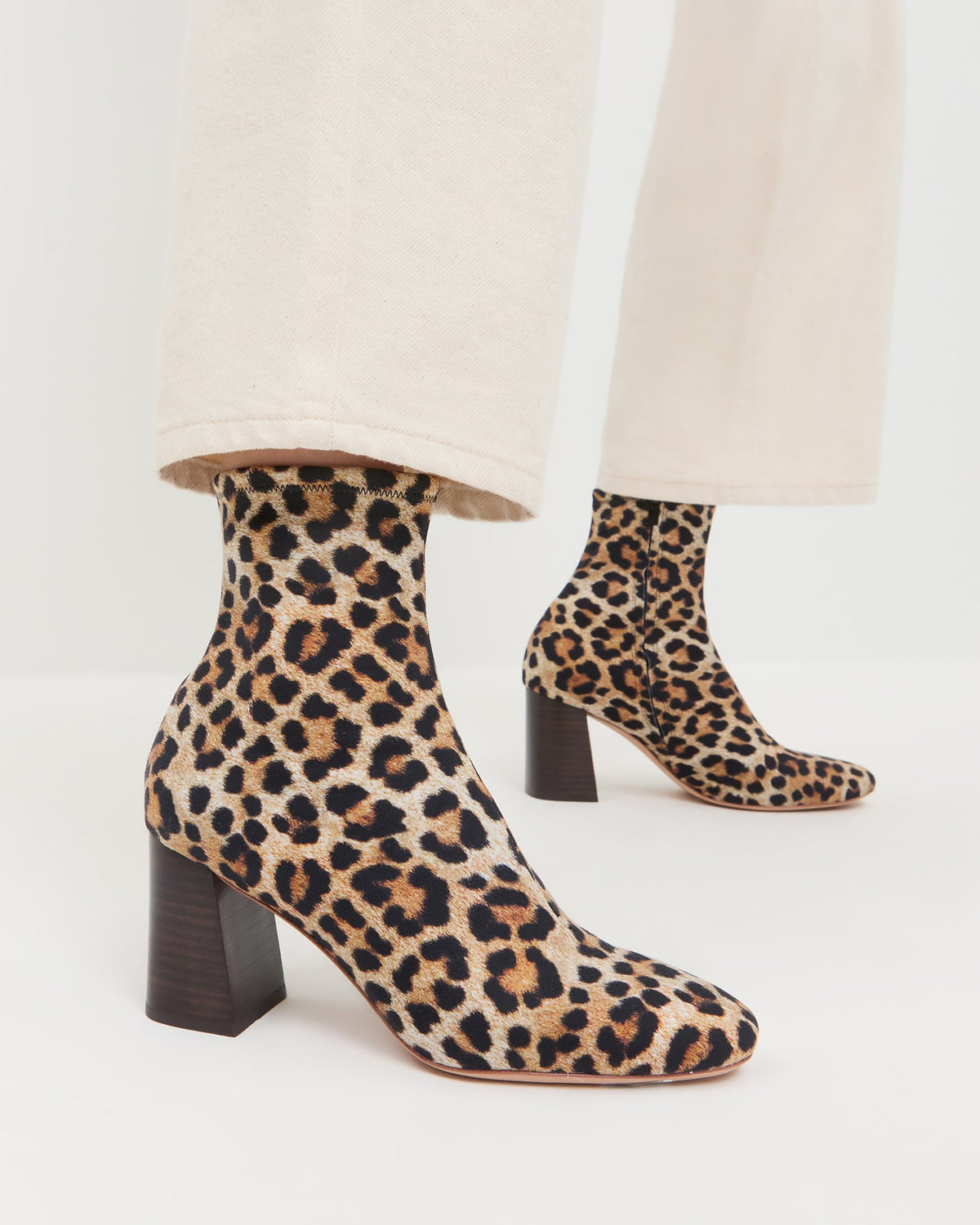 Elise Leopard Jersey Ankle Boot - Loeffler Randall Trusted