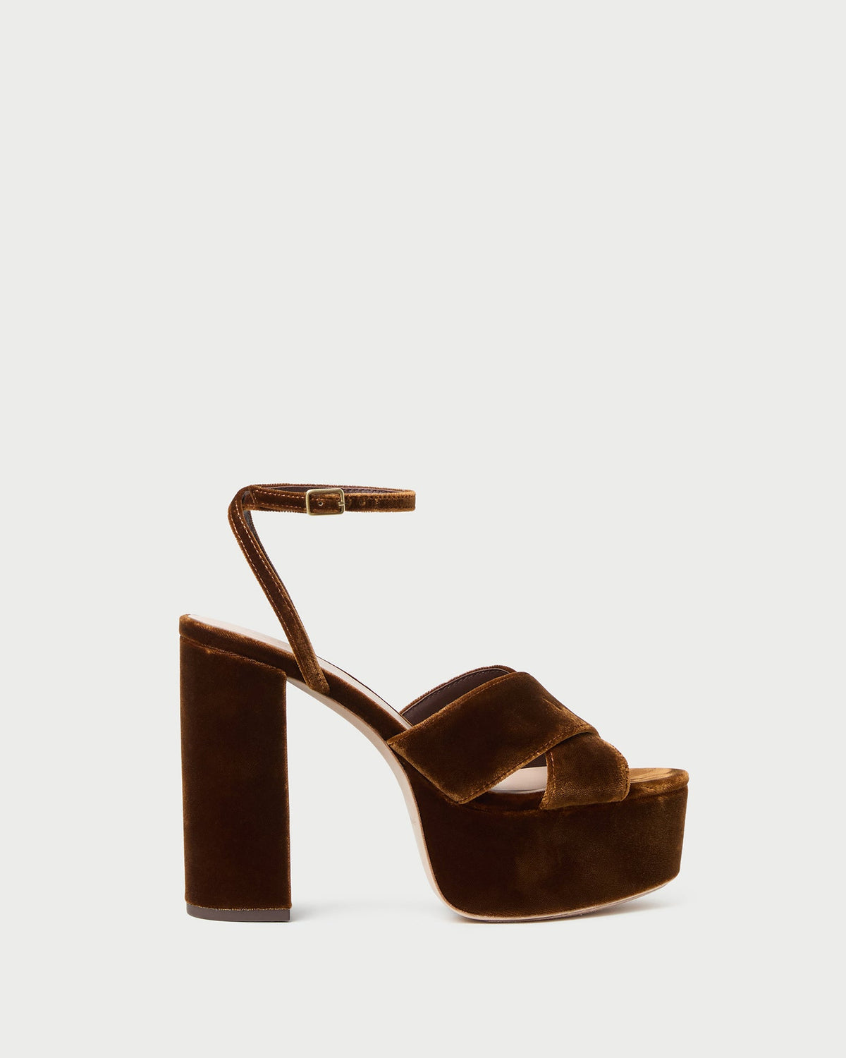 Loretta Brown Velvet Platform Sandal - Loeffler Randall Premium