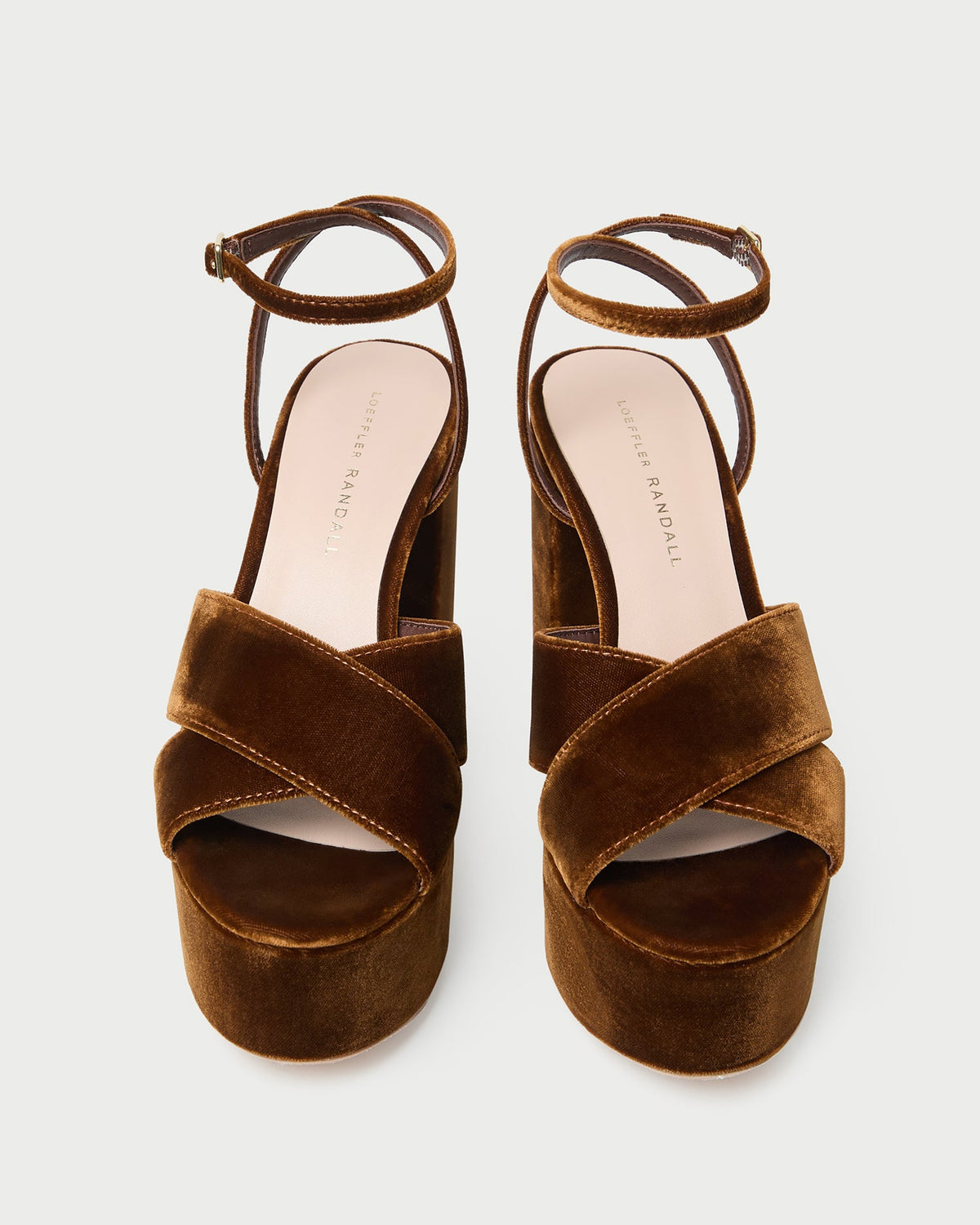 Loretta Brown Velvet Platform Sandal - Loeffler Randall Premium