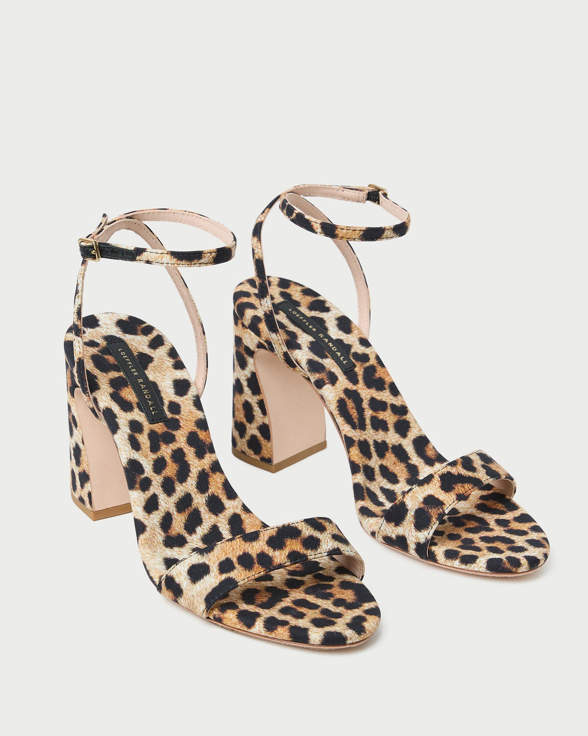 Malia Leopard Curved-Heel Sandal - Loeffler Randall Discount